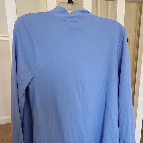 IsaacMizrahi Live! Periwinkle Blue Cardigan - Picture 3 of 6